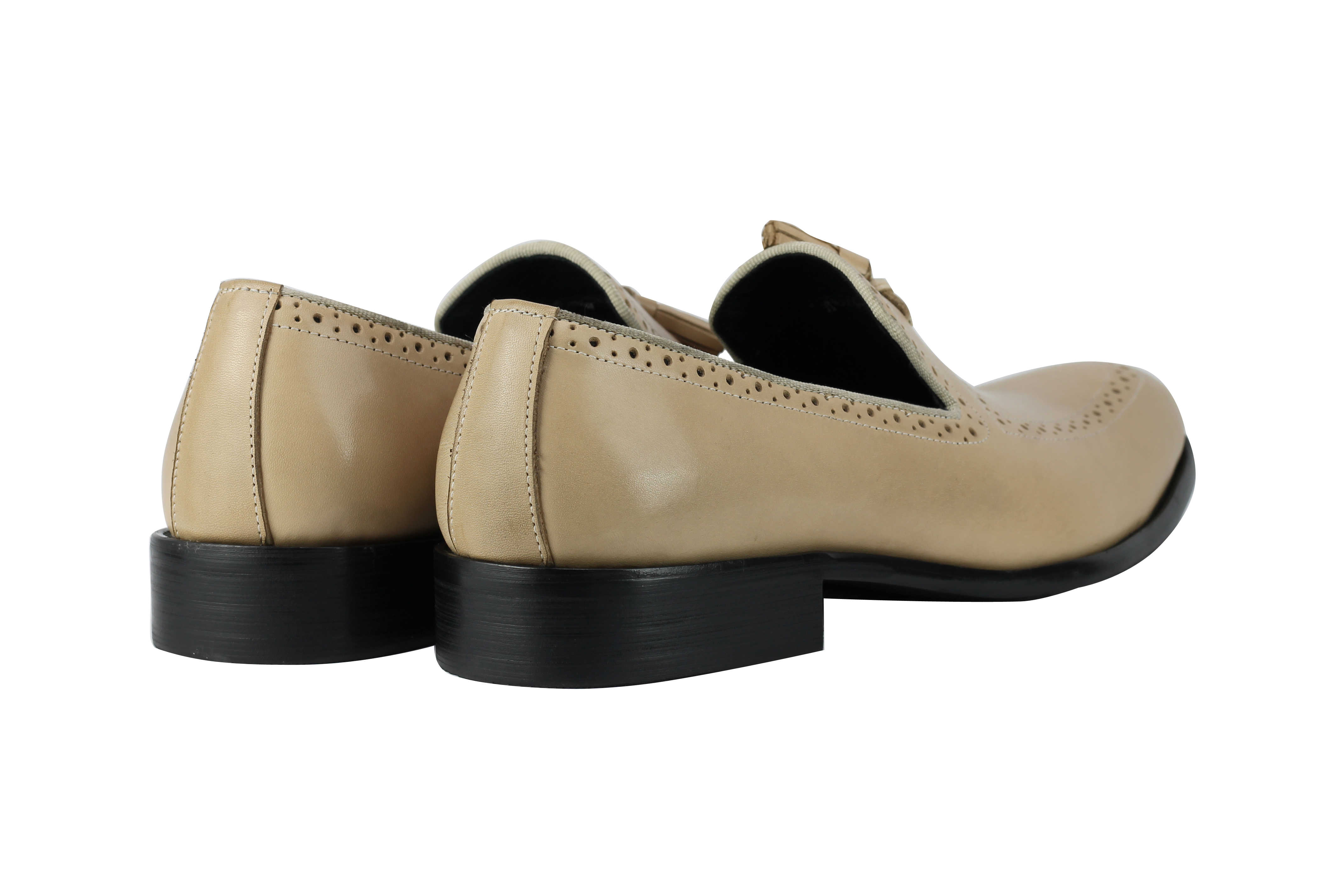 leighton tasseled leather brogue loafers
